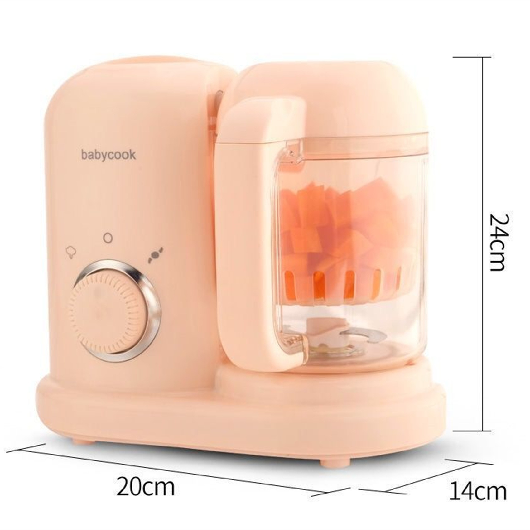 Baby Food Maker And Steamer - เครื่องทำอาหารเด็ก, เครื่องนึ่งอเนกประสงค์, เครื่องบด, เครื่องปั่น, เครื่องบดอาหารอัตโนมัติสำหรับเด็ก, ปลั๊กแบบ
