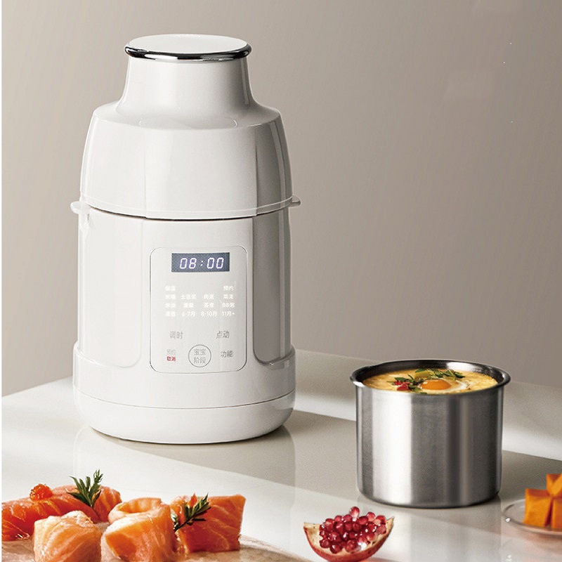 Baby Food Maker - เครื่องเตรียมอาหารเด็ก 220V เครื่องทำอาหารเด็กแบบเหล็กทั้งหมด เครื่องนึ่งและทำอาหารอเนกประสงค์ เครื่องทำข้าวบด เครื่องปั่นและบดอเนกประสงค์