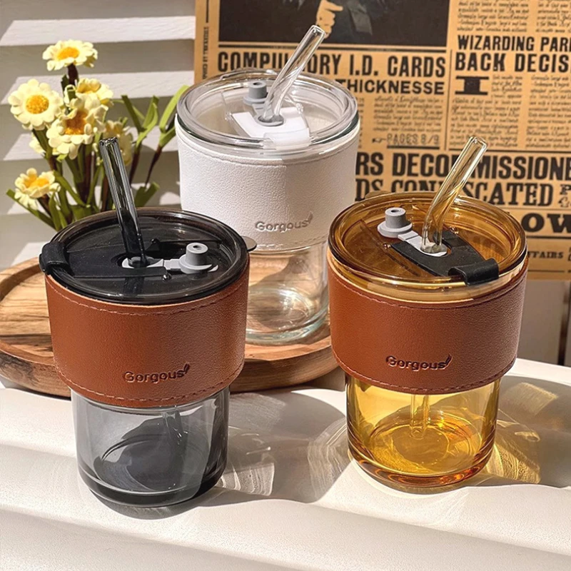 Training Cup Straw - แก้ว Sipper ถ้วยนํากลับมาใช้ใหม่รั่วไหลถ้วยดื่มพร้อมฝาปิดฟางสําหรับวันเกิด Party Travel Xmas