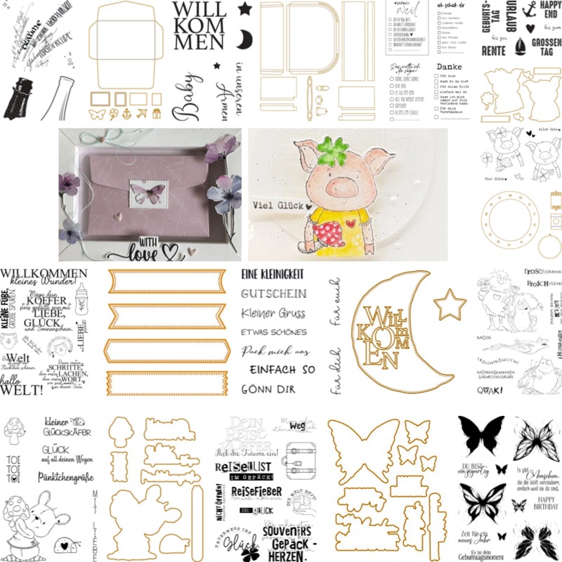 Baby Food Bag - แสตมป์และแม่พิมพ์ลายกระเป๋าเดินทางสำหรับเด็ก สินค้ามาใหม่ 2026 สำหรับตกแต่งสมุดภาพ สมุดบันทึก ลายฉลุ