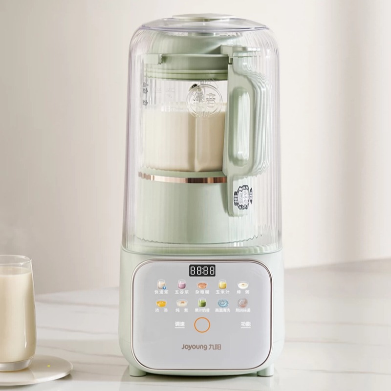 Baby Food Maker - เครื่องทำนมถั่วเหลืองอัตโนมัติในครัวเรือน 220V เครื่องบดความเร็วต่ำ เครื่องทำอาหารเด็กพร้อมการออกแบบลดเสียงรบกวน เครื่องใช้ในครัว