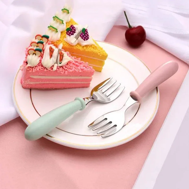 Baby Food Utensils Set - ชุดเครื่องใช้บนโต๊ะอาหารให้อาหารเด็กทารกสำหรับเด็กช้อนรับประทานอาหารเด็กทารกลายการ์ตูนรับประทานอาหารชุดเครื่องใช้บนโต๊ะอาหารสำหรับเด็กวัยหัดเดิน