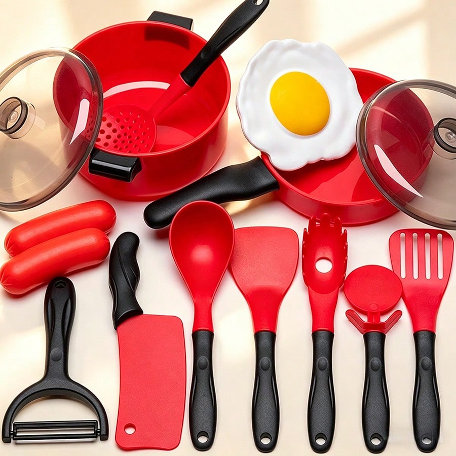 Baby Food Cooking Set - ชุดเครื่องครัวของเล่นสำหรับเด็ก, 14 ชิ้น / 22 ชิ้น