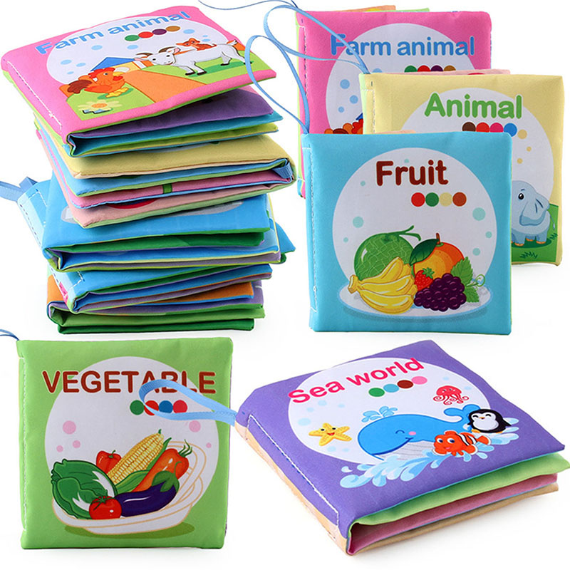 Baby Food For 6 Months - เด็กหนังสือการตรัสรู้ของเล่นเพื่อการศึกษา Early เด็กผลไม้สัตว์ตัวเลขอาหารความรู้ความเข้าใจหนังสือสําหรับเด็กวัยหัดเดิน 0-36 เดือน