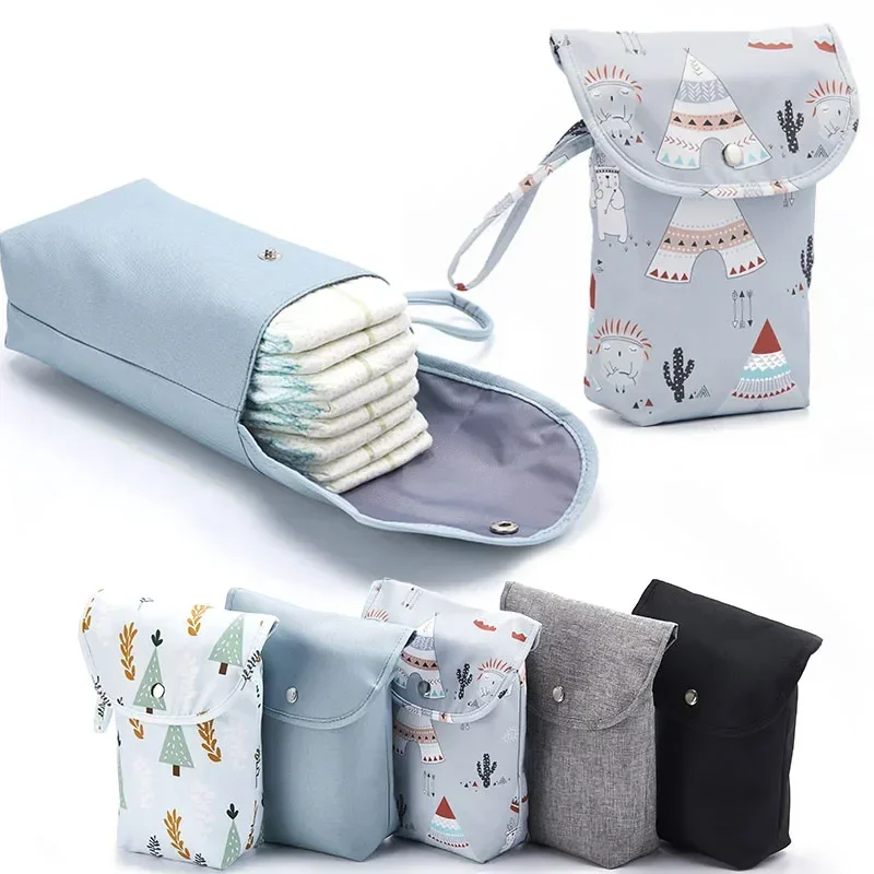 Baby Food Bag - กระเป๋าจัดระเบียบผ้าอ้อมเด็ก กระเป๋าผ้ากันน้ำแบบใช้ซ้ำได้สำหรับใส่ผ้าอ้อมเปียก/แห้ง กระเป๋าเก็บของสำหรับคุณแม่ กระเป๋าใส่ผ้าอ้อมสำหรับพกพา