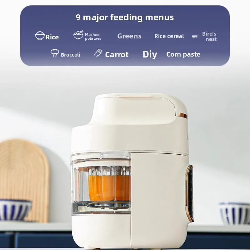 Baby Food Maker And Steamer - เครื่องเตรียมอาหารเด็กอัตโนมัติเต็มรูปแบบ เครื่องปั่นอาหารเด็ก เครื่องทำข้าวบด เครื่องนึ่งอเนกประสงค์ เครื่องทำอาหารบดสำหรับทารก