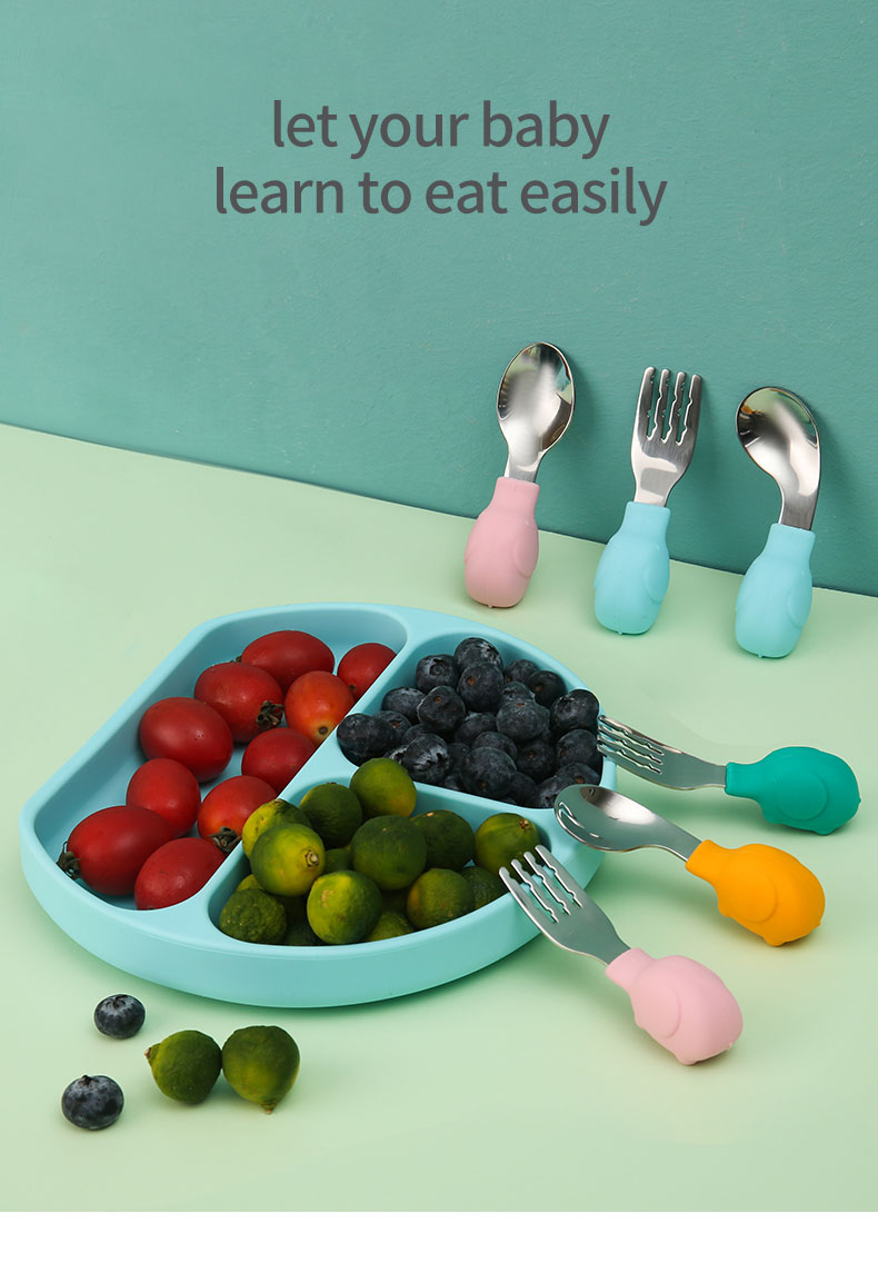 Elephat เด็ก Gadgets ชุดเด็กภา - Baby Food Utensils Set บทวิจารณ์และราคา