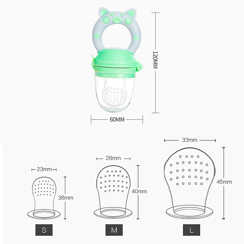 ชุดจุกนมซิลิโคนสำหรับผลไม้และผ - Baby Food Quantity บทวิจารณ์และราคา