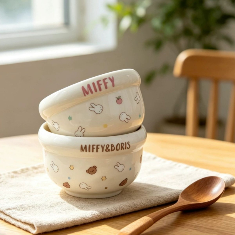 ชามเซรามิกการ์ตูนคาวาอี้มิฟฟี่ - Baby Food In Japan บทวิจารณ์และราคา