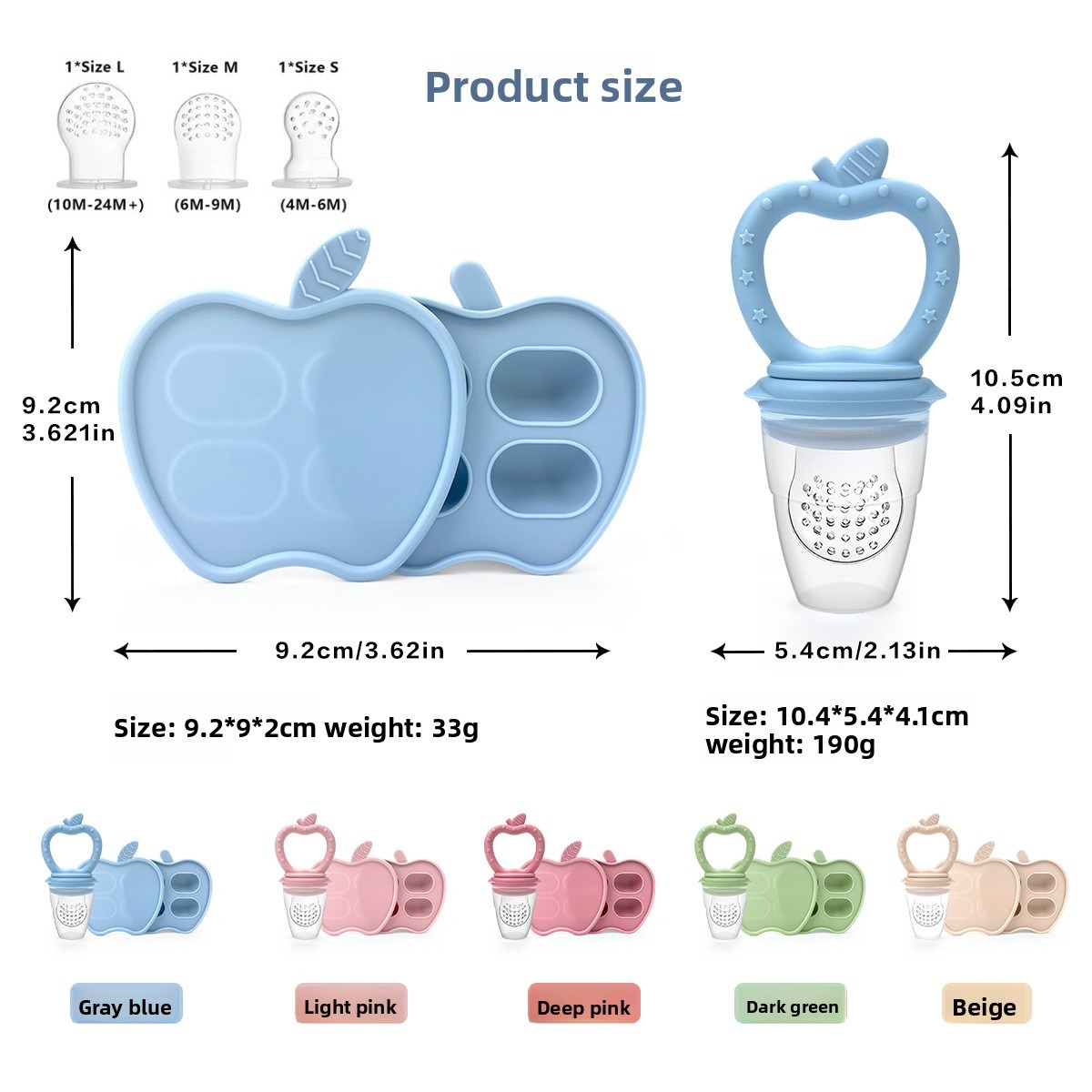 ไอศกรีมแท่งกัดสำหรับเด็กแอปเปิ - Baby Food Apple บทวิจารณ์และราคา