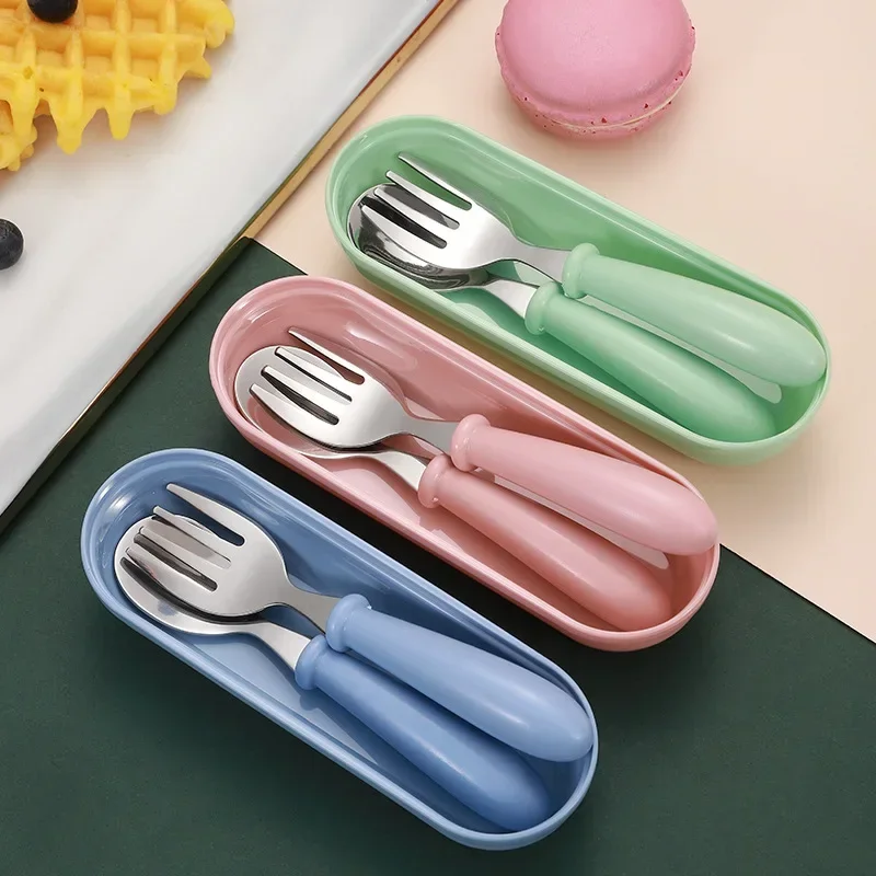ชุดเครื่องใช้บนโต๊ะอาหารให้อาห - Baby Food Utensils Set บทวิจารณ์และราคา