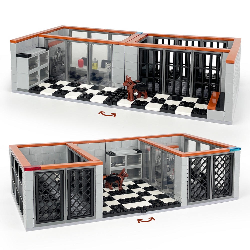 302PCS คุก City Police Station - Lego Set Creator บทวิจารณ์และราคา