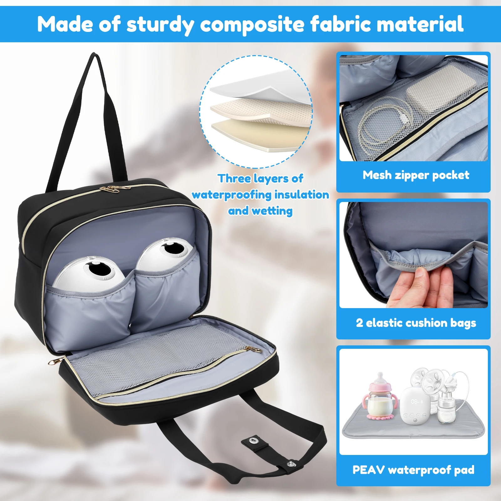 กระเป๋าเก็บน้ำนมแม่พร้อมแผ่นน้ - Baby Food Bag บทวิจารณ์และราคา