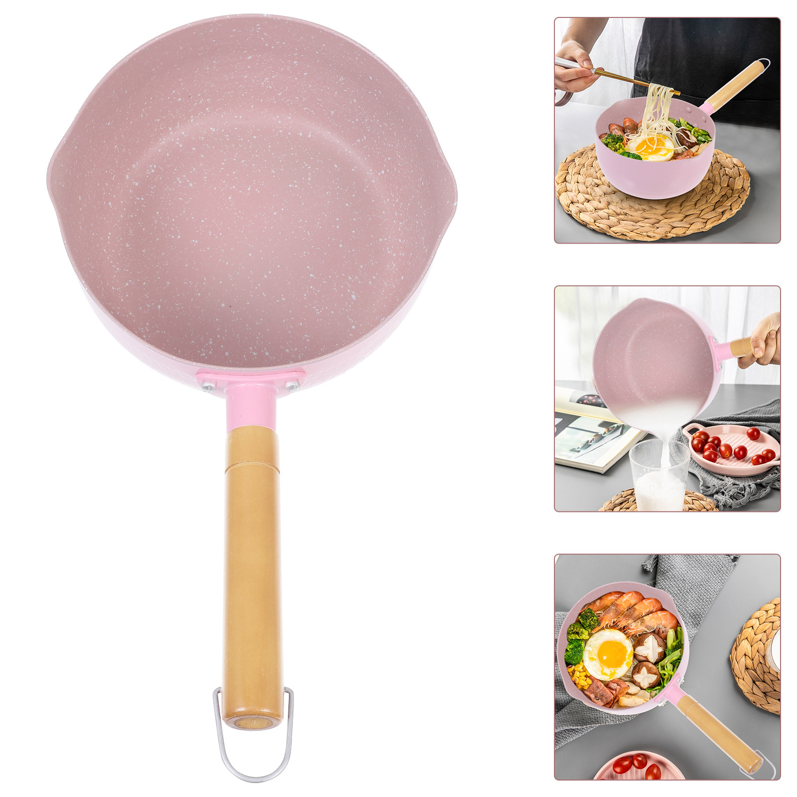 หม้ออะลูมิเนียมด้ามไม้ ใช้ได้ห - Baby Food Restaurant บทวิจารณ์และราคา