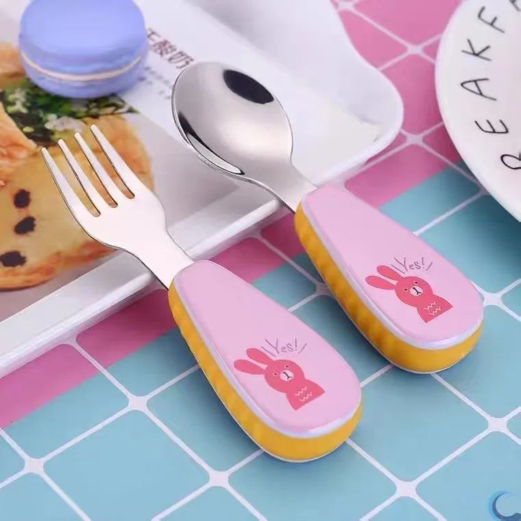 1 ชุดสแตนเลสสตีลการ์ตูนเด็กช้อ - Baby Food In Japan บทวิจารณ์และราคา