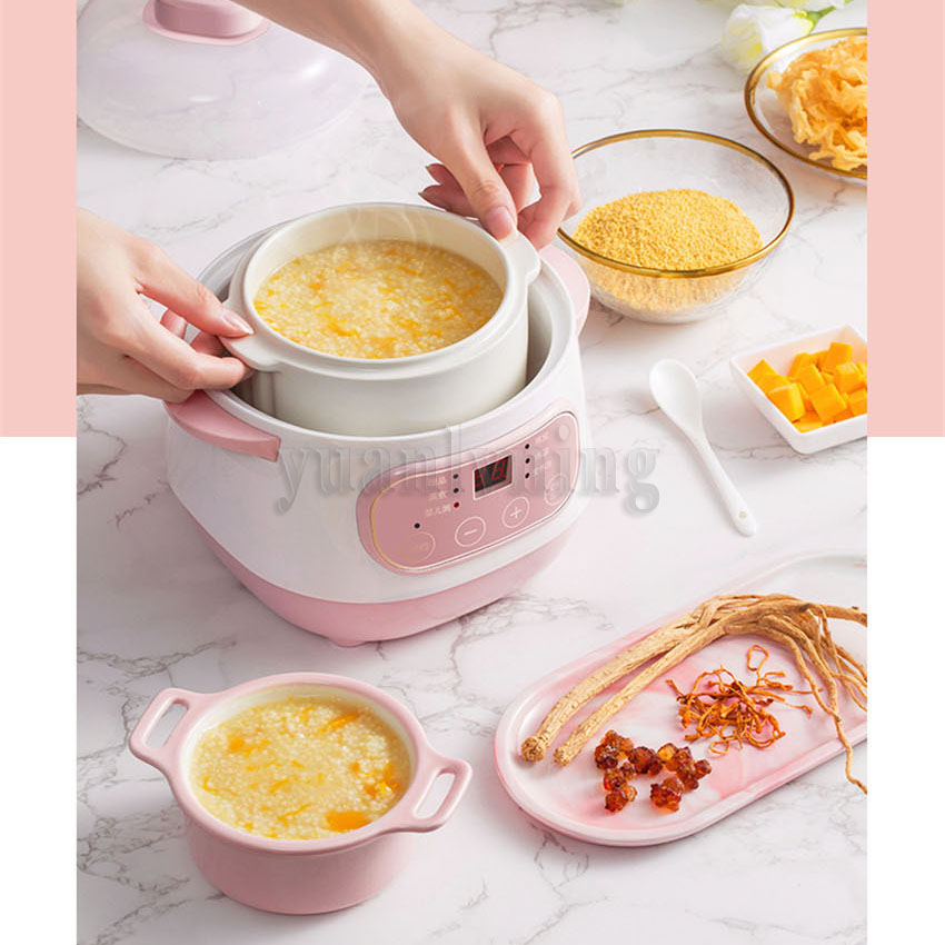 หม้อต้มโจ๊กไฟฟ้าสำหรับเด็ก หม้ - Baby Food Maker Baby Safe บทวิจารณ์และราคา