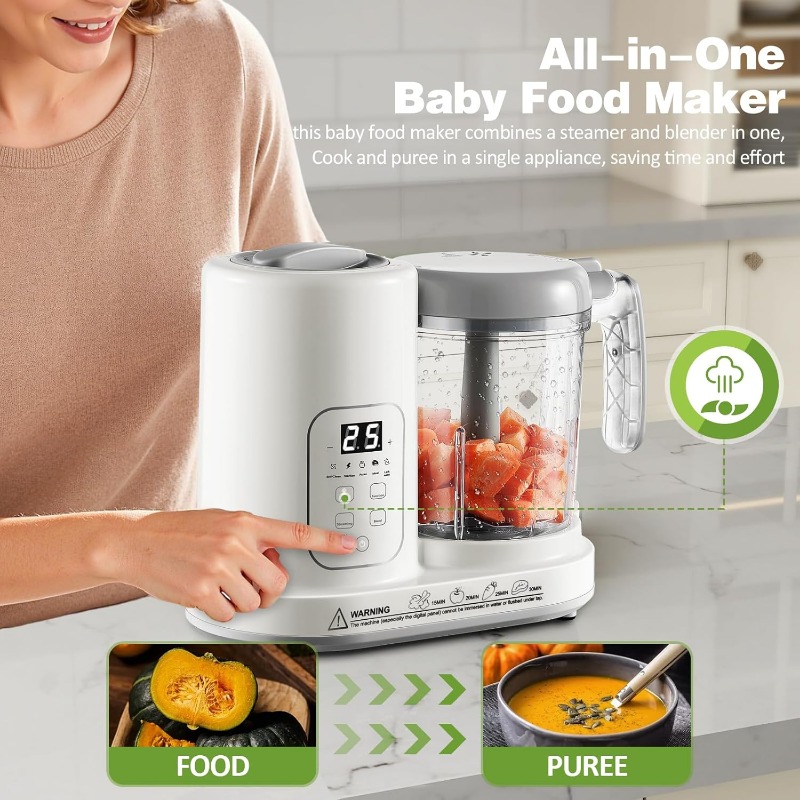 เครื่องทำอาหารเด็กอเนกประสงค์  - Baby Food Maker And Steamer บทวิจารณ์และราคา