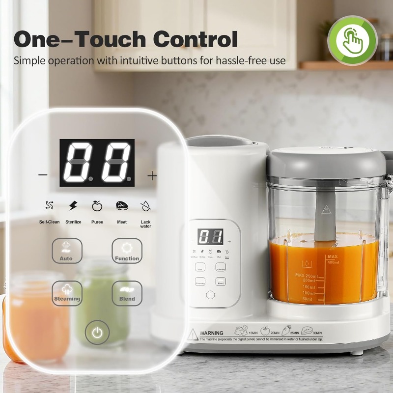 เครื่องทำอาหารเด็กอเนกประสงค์  - Baby Food Maker And Steamer บทวิจารณ์และราคา