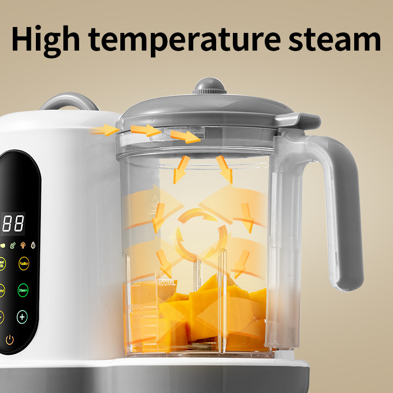 เครื่องทําอาหารเด็กมัลติฟังก์ช - Baby Food Maker And Steamer บทวิจารณ์และราคา