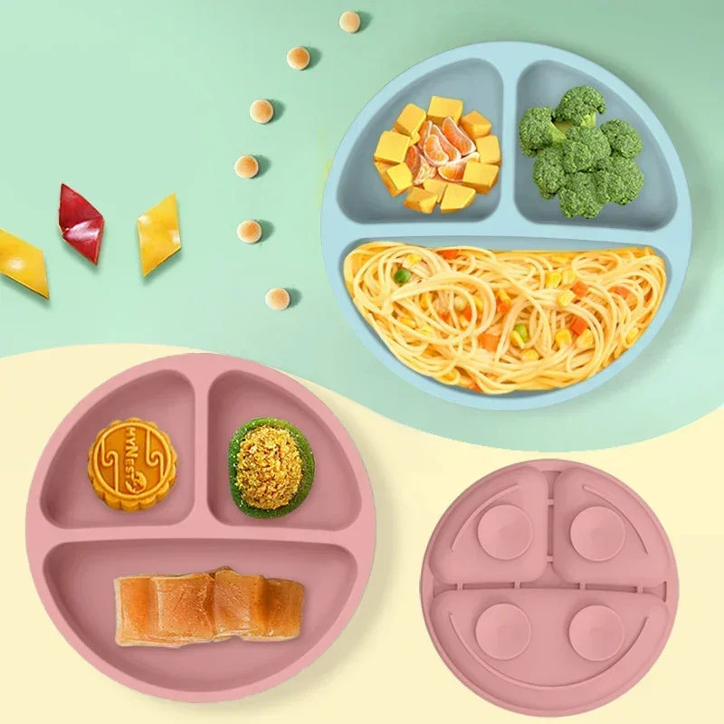 ซิลิโคนเกรดอาหารเด็กชุดจานชามใ - Baby Food Quantity บทวิจารณ์และราคา