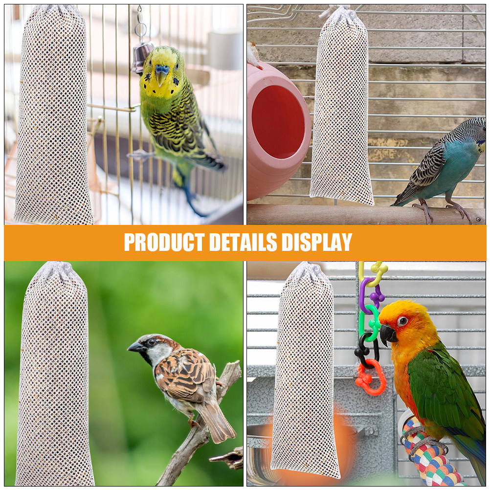 ถุงตาข่ายป้อนอาหารนกแบบแขวน 8  - Mesh Feeder Bag บทวิจารณ์และราคา