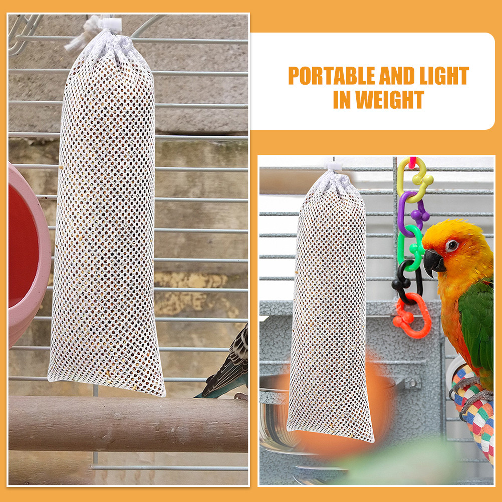 ถุงตาข่ายป้อนอาหารนกแบบแขวน 8  - Mesh Feeder Bag บทวิจารณ์และราคา