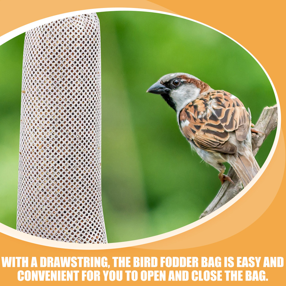 ถุงตาข่ายป้อนอาหารนกแบบแขวน 8  - Mesh Feeder Bag บทวิจารณ์และราคา