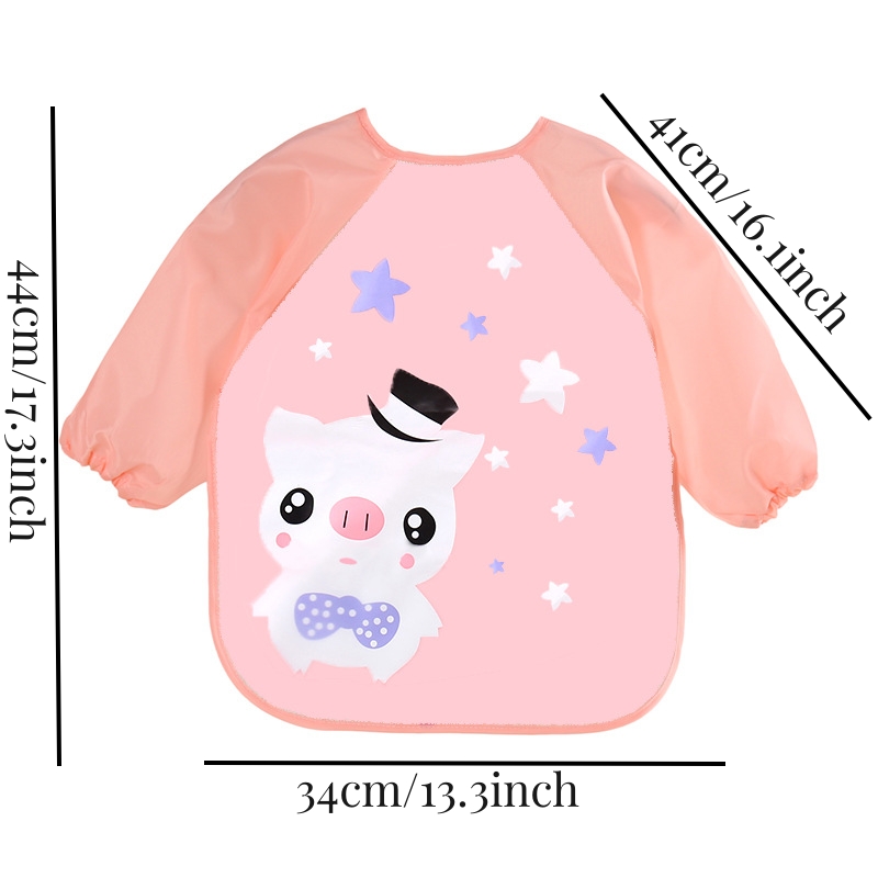 กันน้ํา EVA แขนยาวผ้ากันเปื้อน - Baby Food Quantity บทวิจารณ์และราคา