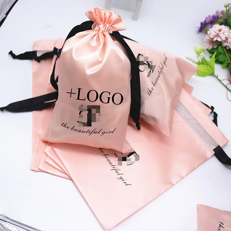 20PCS เด็กสีชมพูผ้าไหมซาตินกระ - Baby Food Bag บทวิจารณ์และราคา