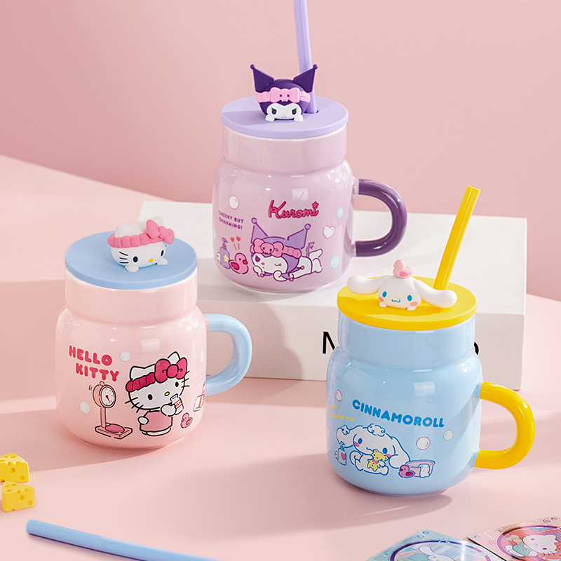 แก้วเซรามิคซานริโอ 450 มล. ลาย - Training Cup Straw บทวิจารณ์และราคา