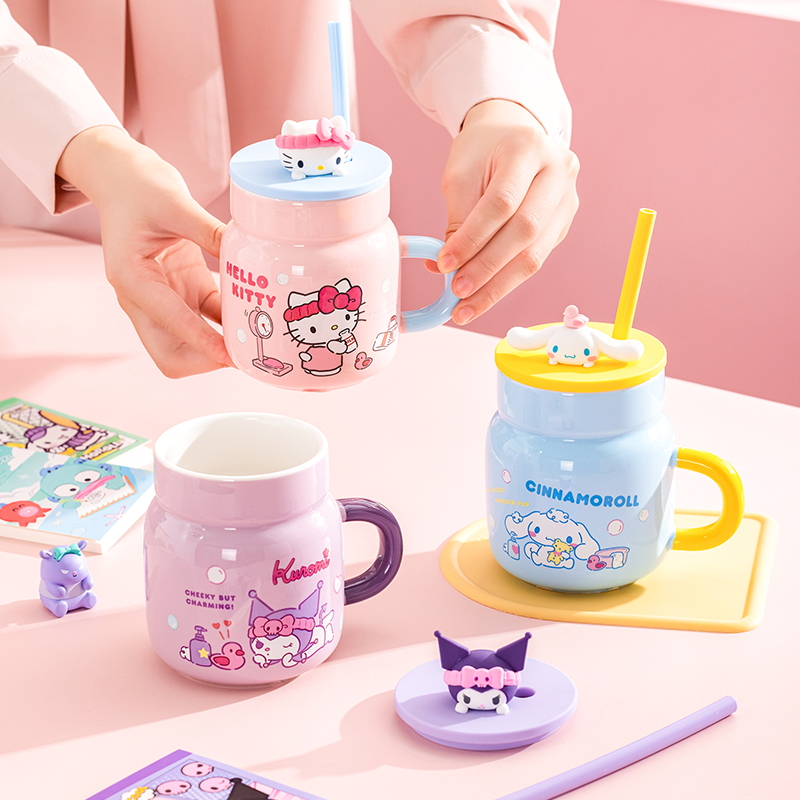 แก้วเซรามิคซานริโอ 450 มล. ลาย - Training Cup Straw บทวิจารณ์และราคา