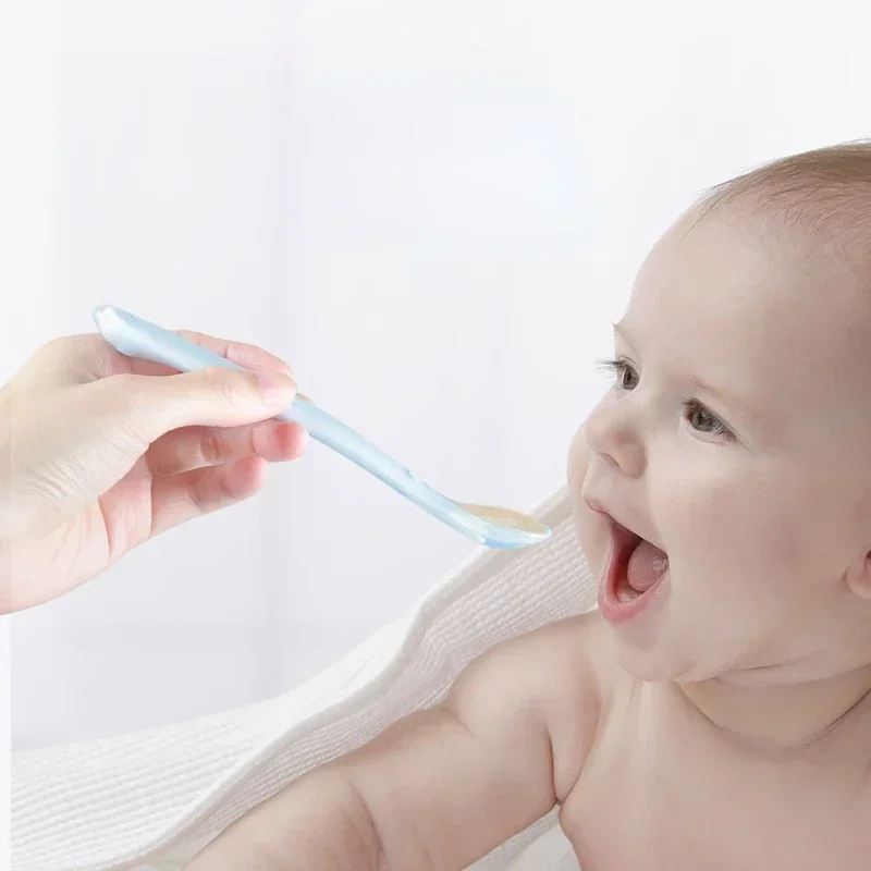 ช้อนเด็กซิลิโคนอ่อนนุ่มเด็กวัย - Baby Food Quantity บทวิจารณ์และราคา
