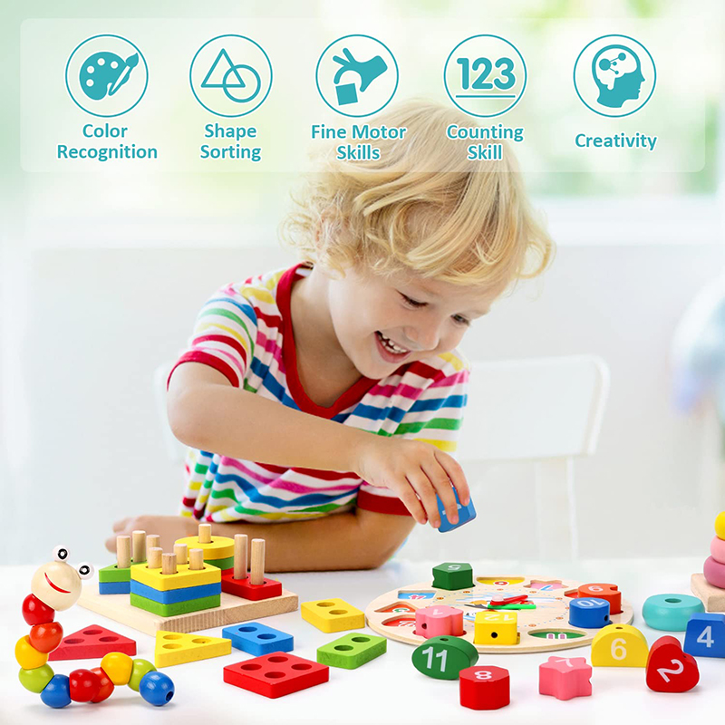ของเล่นไม้มอนเตสซอรี่5-6ชิ้น/เ - Baby Food Quantity บทวิจารณ์และราคา