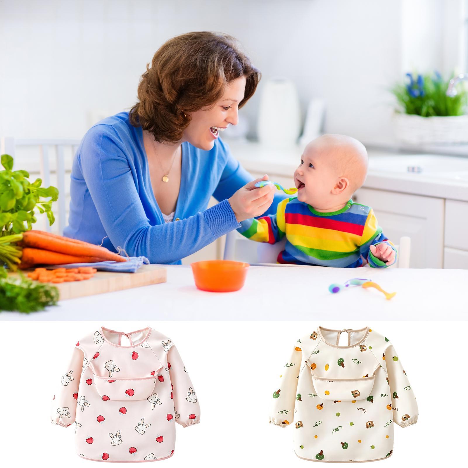 ผ้ากันเปื้อนเด็กแบบนุ่ม ปรับได - Baby Food Restaurant บทวิจารณ์และราคา