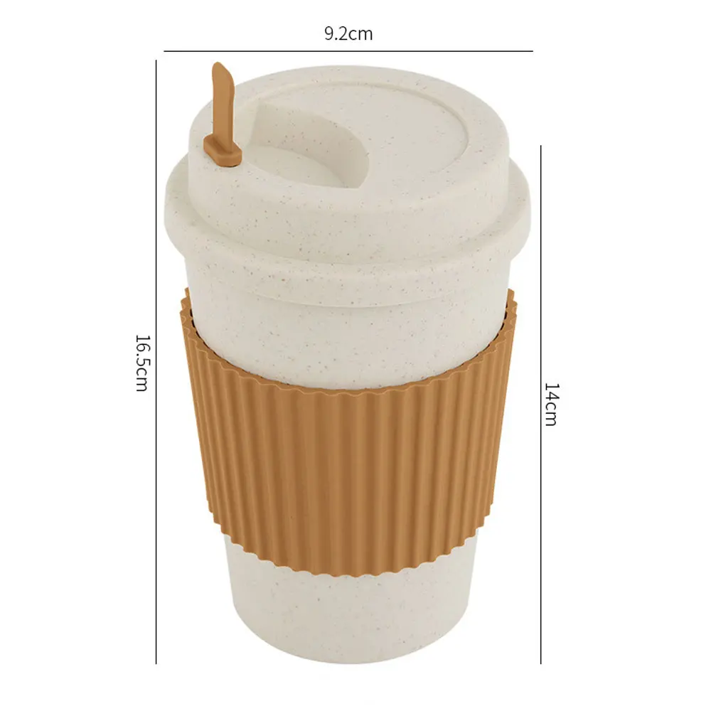 450ML ถ้วยกาแฟพร้อมฝาปิดฟางข้า - Training Cup Straw บทวิจารณ์และราคา