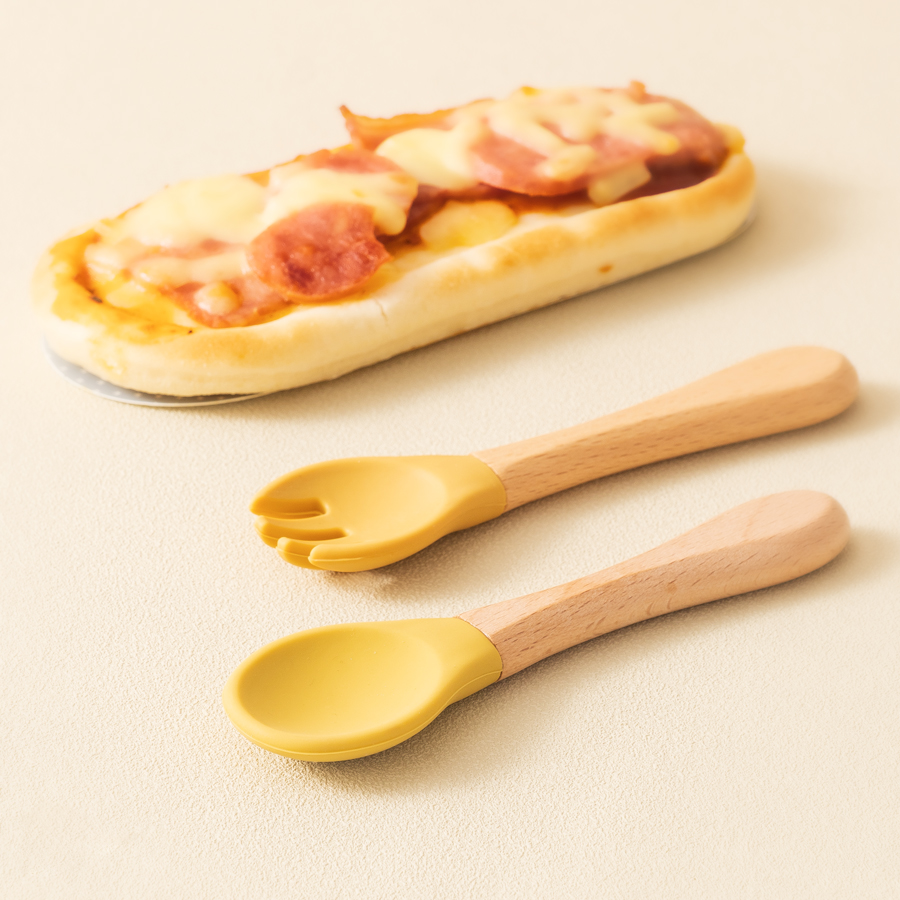 2PCS เด็กการเรียนรู้ช้อนชุดอาห - Baby Food Quantity บทวิจารณ์และราคา