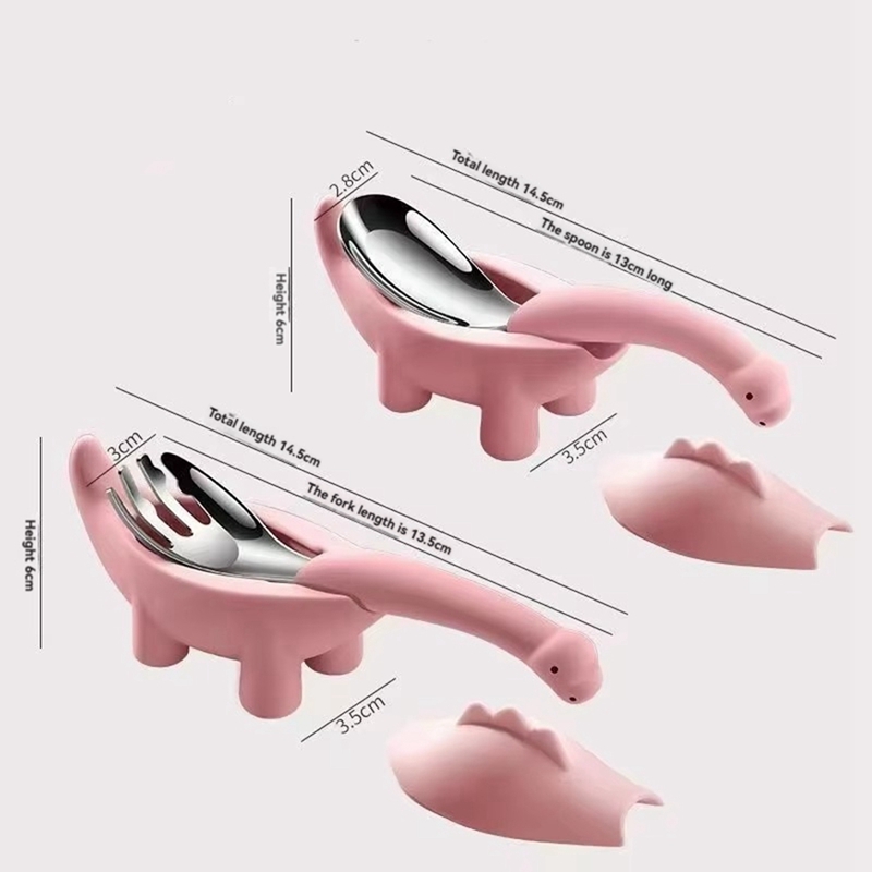 ช้อนป้อนอาหารเด็กรูปไดโนเสาร์  - Baby Food Utensils Set บทวิจารณ์และราคา