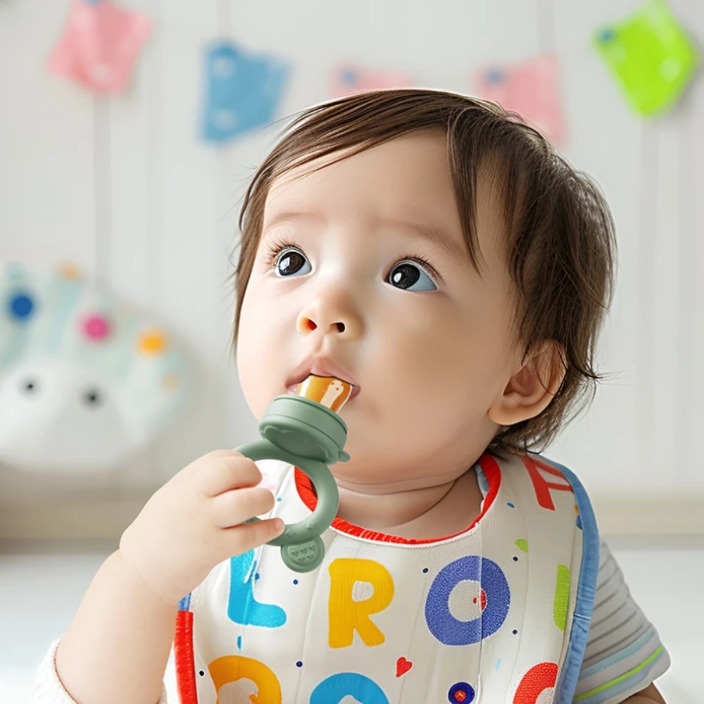 ฝาครอบจุกนมซิลิโคนสำหรับป้อนผล - Baby Food For 6 Months บทวิจารณ์และราคา