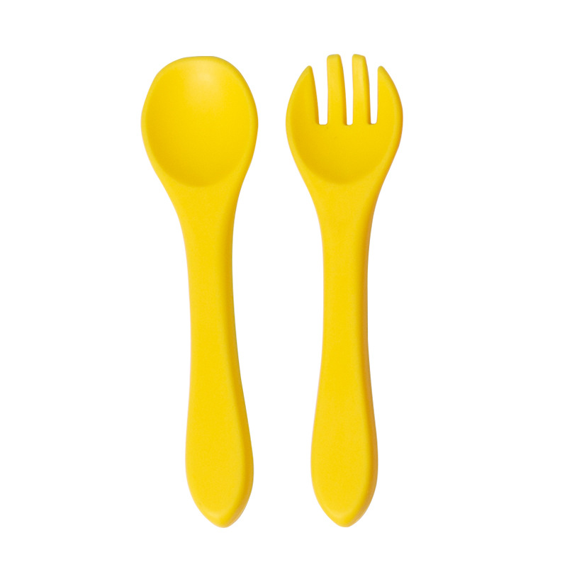 ชุดช้อนและส้อมซิลิโคนเกรดอาหาร - Baby Food Utensils Set บทวิจารณ์และราคา